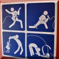 A22. Rock musicians print. 